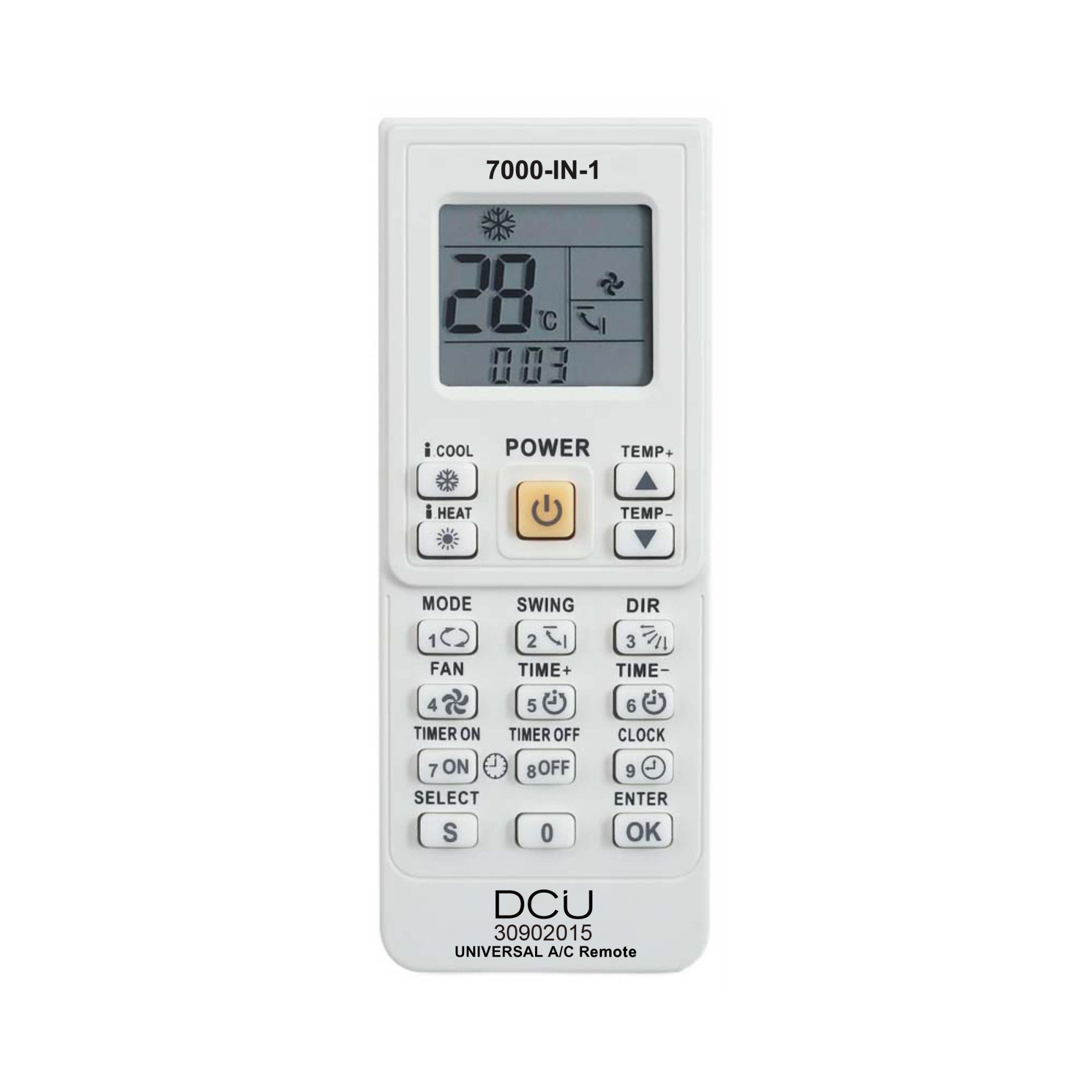 30902015 mando a distancia RF inalámbrico TV, Sintonizador de TV, Receptor de televisión Botones