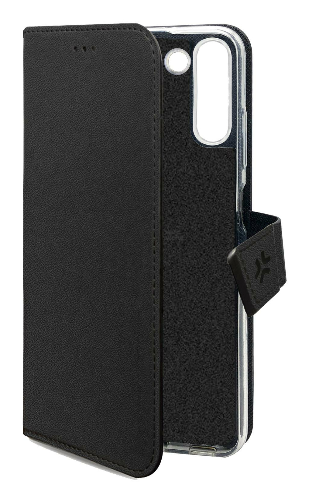 WALLY funda para teléfono móvil 16,5 cm (6.5") Funda cartera Negro