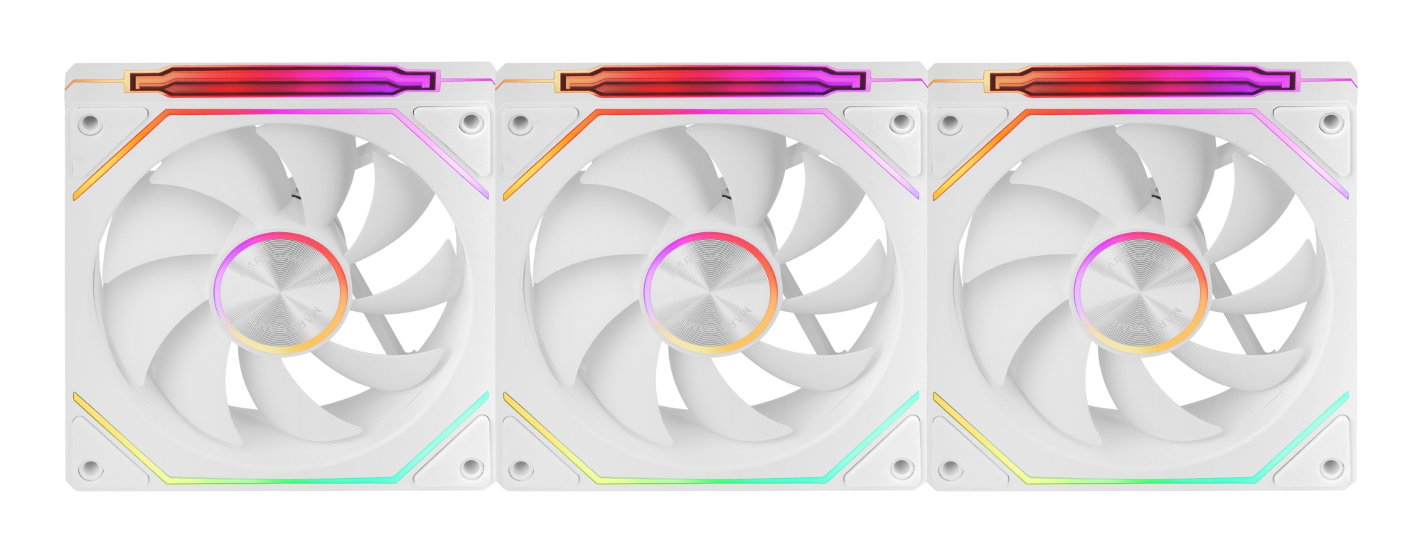 MF-LINKFINITYKIT2W Carcasa del ordenador Ventilador 12 cm Blanco 3 pieza(s)