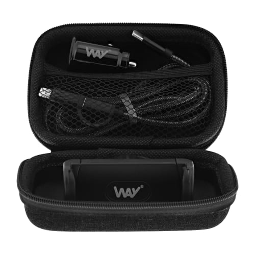 WCARTRAVEL cargador de dispositivo móvil Smartphone, Universal Negro Encendedor de cigarrillos Auto