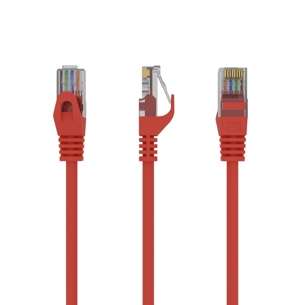 PP6U-2M cable de red Rojo Cat6 U/UTP (UTP)