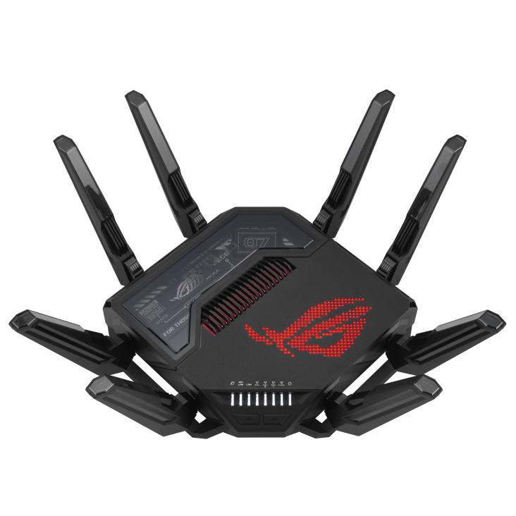 ROG Rapture GT-BE98 router inalámbrico 10 Gigabit Ethernet Quad-band (2.4 GHz / 5 GHz-1 / 5 GHz-2 / 6 GHz) Negro