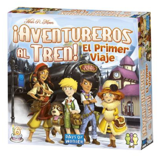 DW720827 juego de tablero ¡Aventureros al Tren! El Primer Viaje Juego de mesa Viaje/aventura