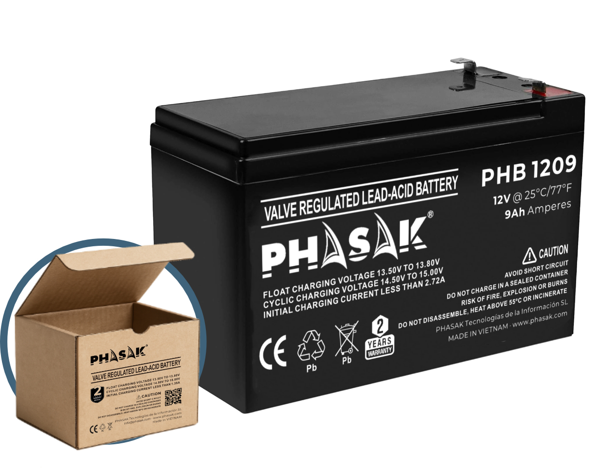 Batería 12V 9Ah - PHB 1209