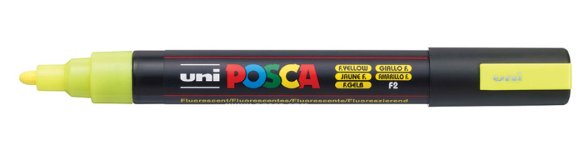 POSCA PC-5M Amarillo fluorescente