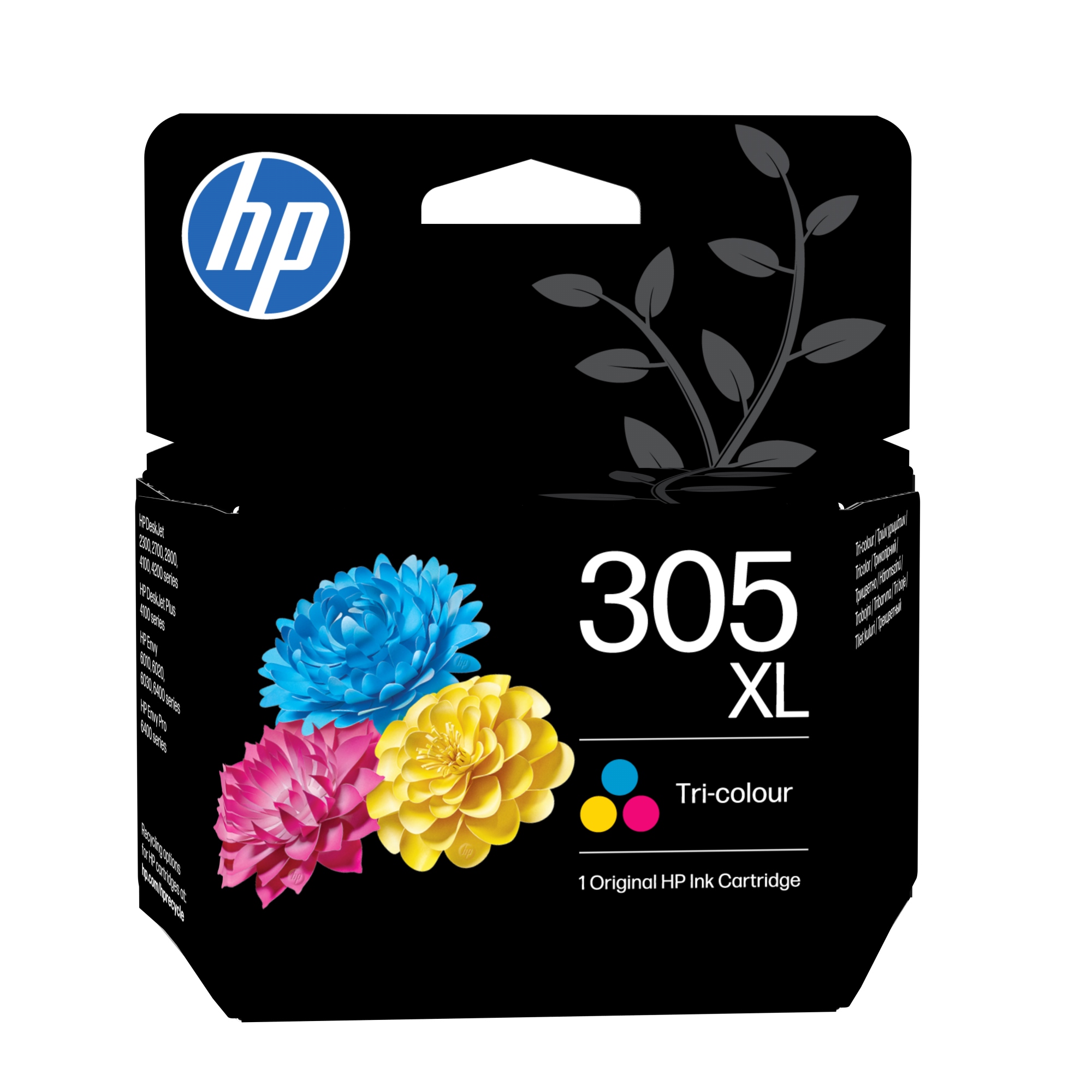 Cartucho de tinta Original 305XL de alta capacidad tricolor