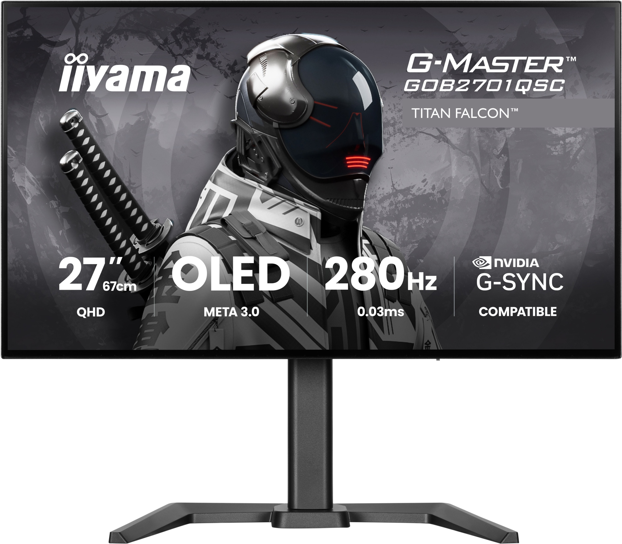 G-MASTER GOB2701QSC-B1 pantalla para PC 68,6 cm (27") 2560 x 1440 Pixeles 2K Ultra HD OLED Negro