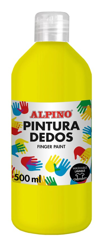 DD020070 pintura de dedos lavable Amarillo