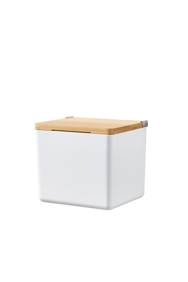 BABOO Beige, Blanco Plástico Organizador de baño