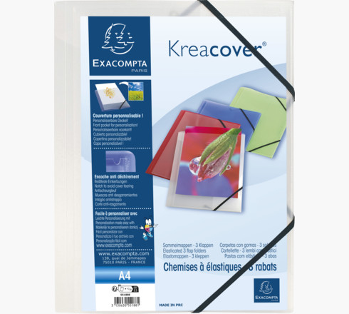 55188E carpeta Polipropileno (PP) A4 55188E - Pack de 5 unidades