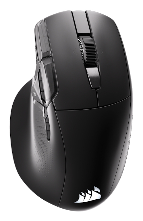NIGHTSWORD v2 ratón Juego Mano derecha RF Wireless + Bluetooth + USB Type-C Óptico 33000 DPI