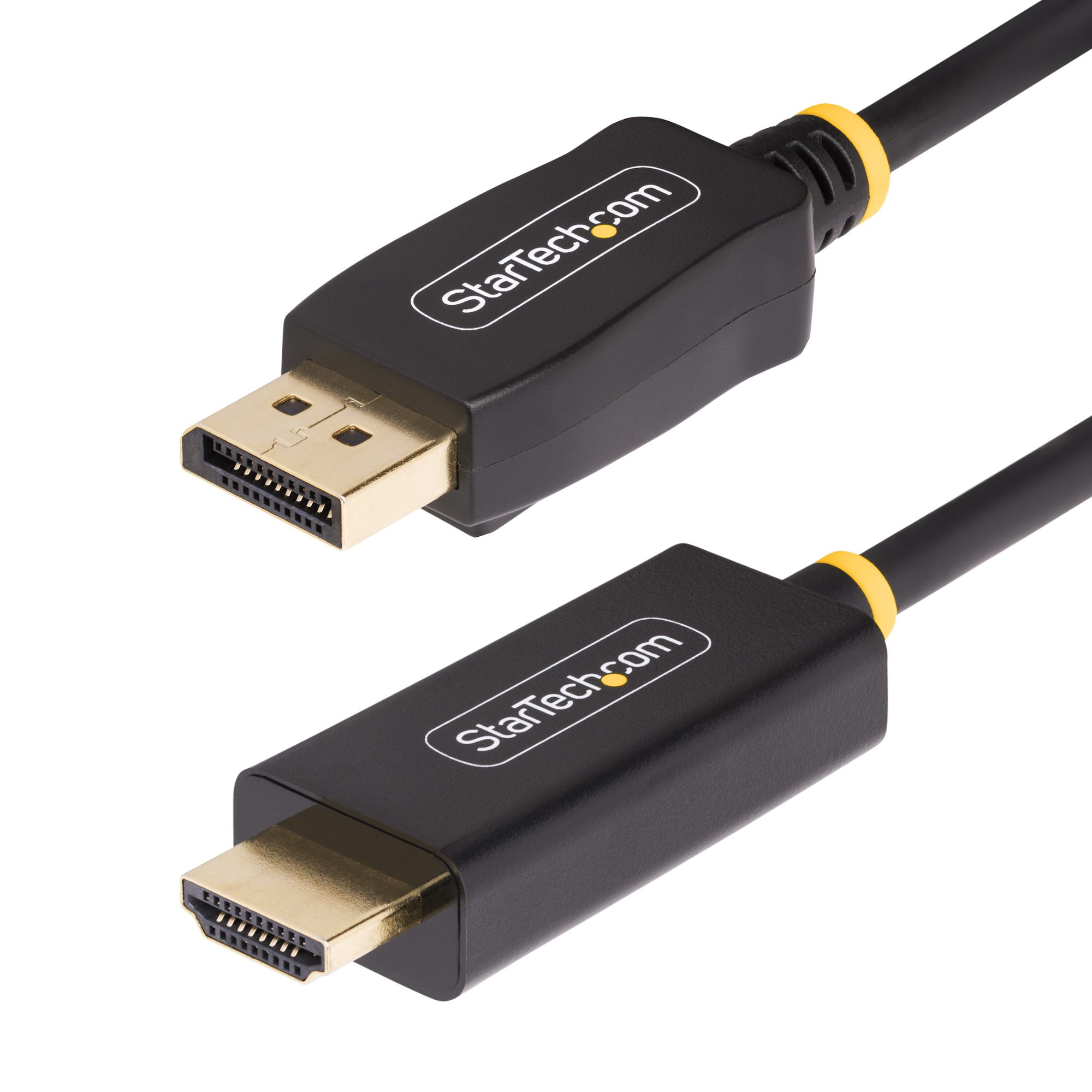 Cable Adaptador DisplayPort a HDMI de 4m con Conectores de Agarre - 4K 60Hz con HDR - Conversor de Vídeo Activo DP a HDMI 2.0b - Adaptador Activo de Vídeo DisplayPort a HDMI