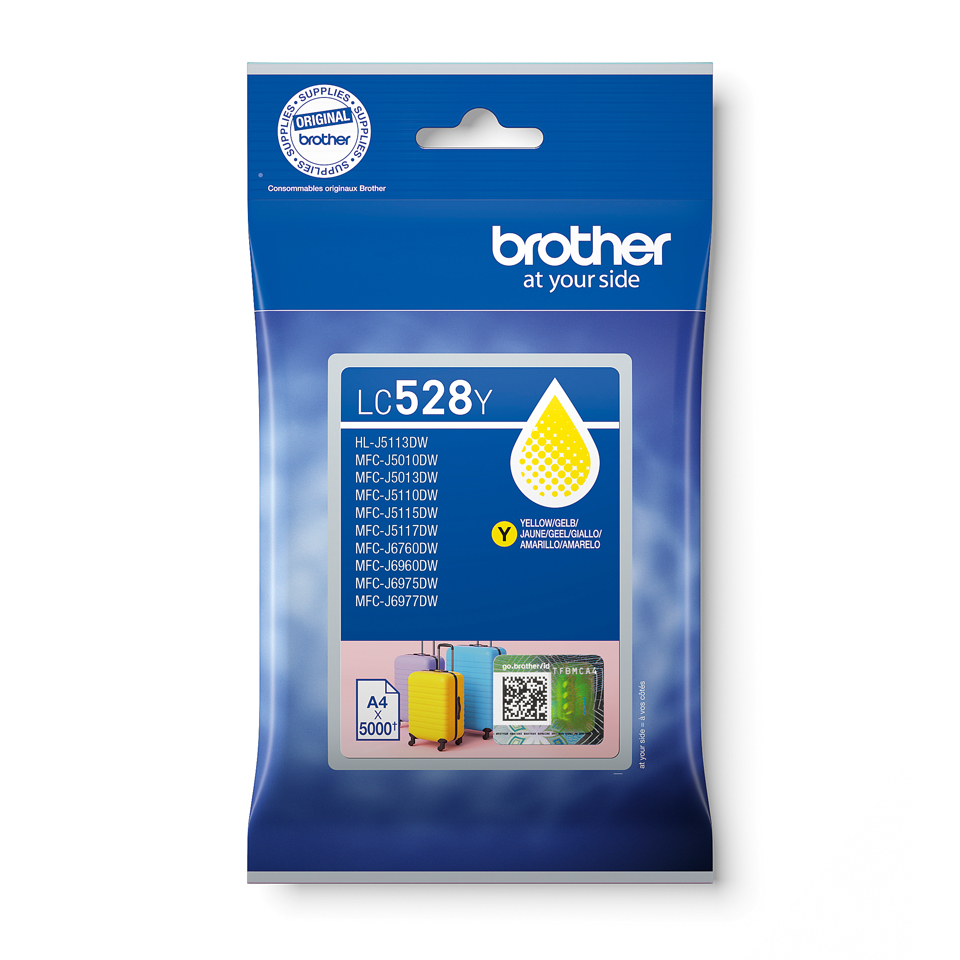 LC528Y cartucho de tinta 1 pieza(s) Original Amarillo
