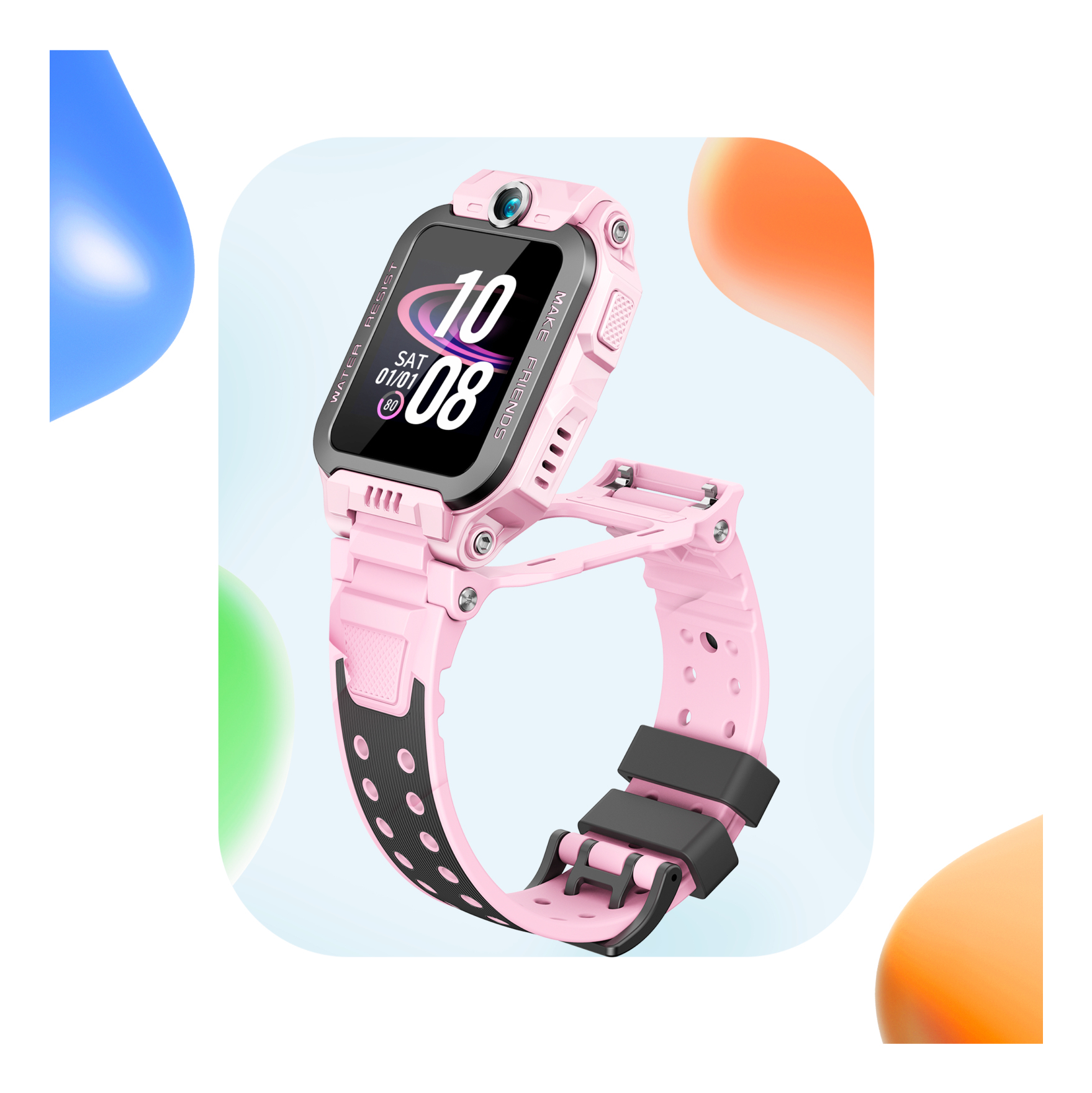 Z7 3,3 cm (1.3") TFT Digital 240 x 240 Pixeles Pantalla táctil 4G Rosa Wifi GPS (satélite)