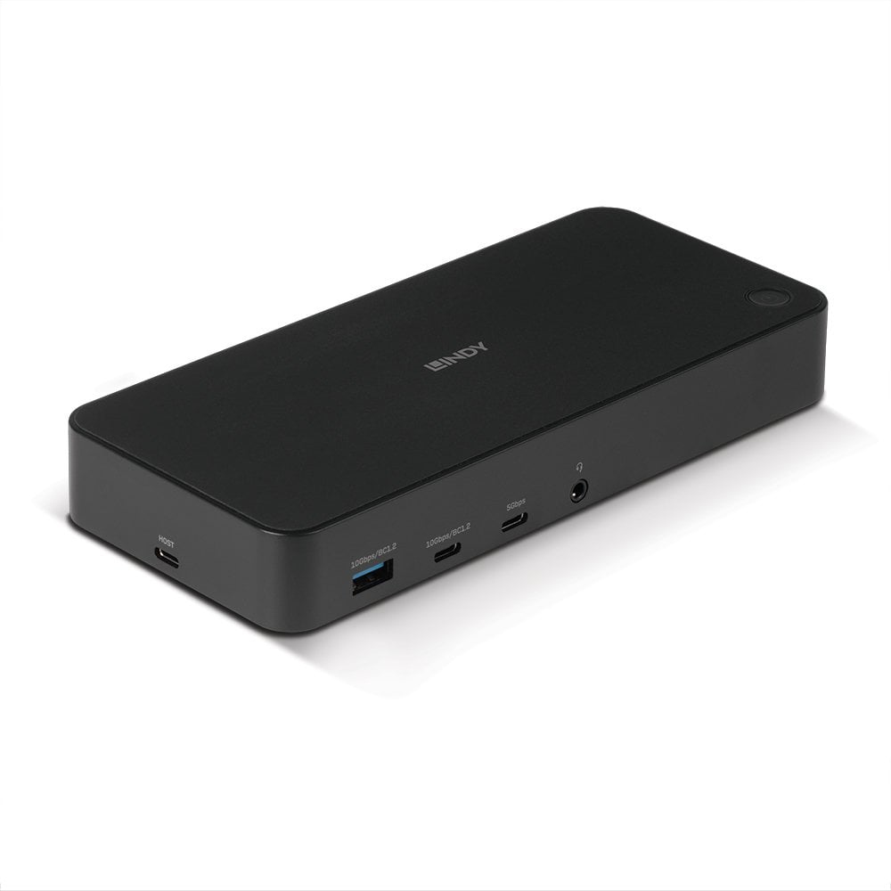 43366 base para portátil y replicador de puertos Acoplamiento USB 3.2 Gen 2 (3.1 Gen 2) Type-C Negro