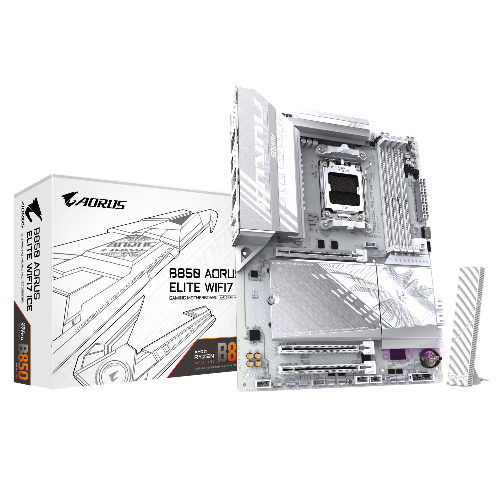 B850 AORUS ELITE WIFI7 ICE Placa Base