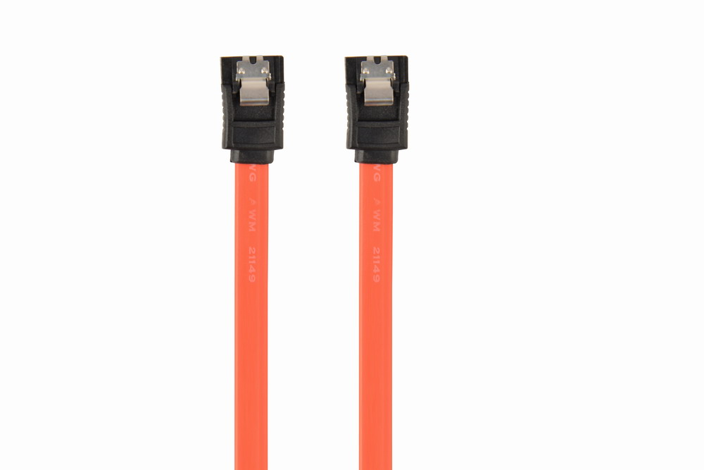 CC-SATAM-DATA cable de SATA 0,5 m Negro, Rojo