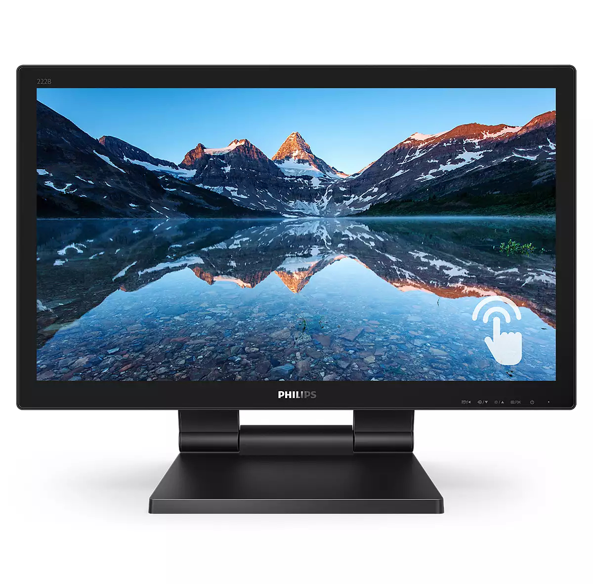 B Line 222B9TA/00 pantalla para PC 54,6 cm (21.5") 1920 x 1080 Pixeles Full HD LCD Pantalla táctil Mesa Negro