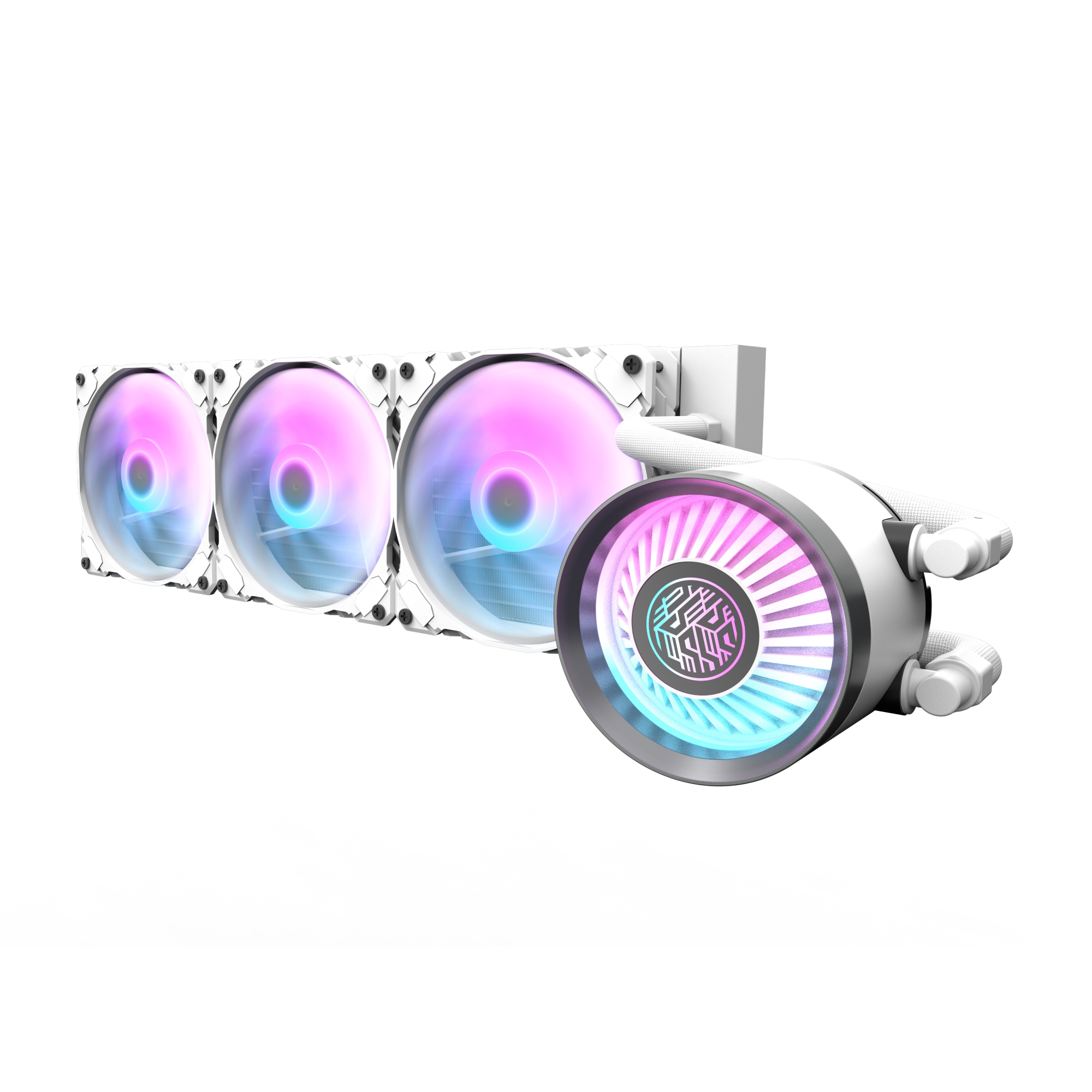 DW-DN360-W-ES1 sistema de refrigeración para ordenador Carcasa del ordenador Sistema de refrigeración líquida todo en uno Blanco
