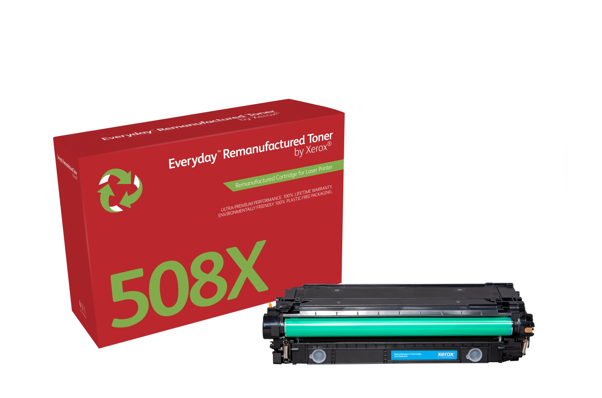 Remanufacturado Everyday Tóner Everyday Cian remanufacturado de Xerox es compatible con HP 508X (CF361X), High capacity