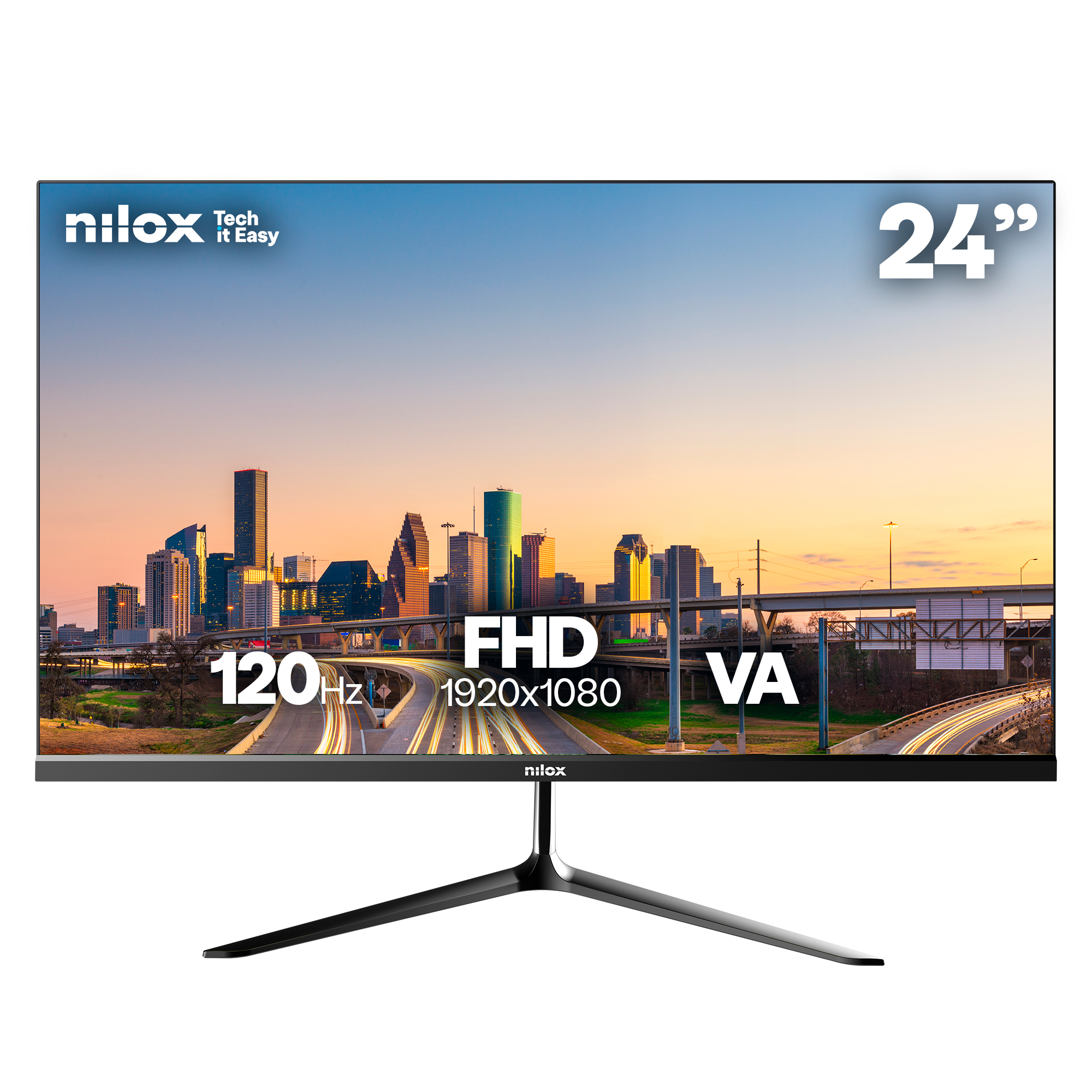 NXM24FHD1203 pantalla para PC 60,5 cm (23.8") 1920 x 1080 Pixeles Full HD LED Negro