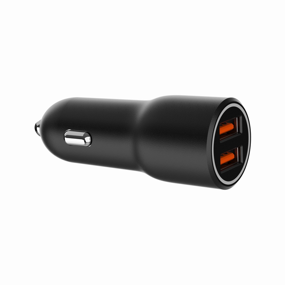 TA-UC-A2QC36-CAR-01 cargador de dispositivo móvil Teléfono móvil, Smartphone Negro Encendedor de cigarrillos Carga rápida Auto