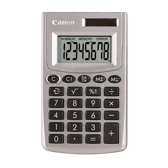 LS-270L calculadora Bolsillo Pantalla de calculadora Plata