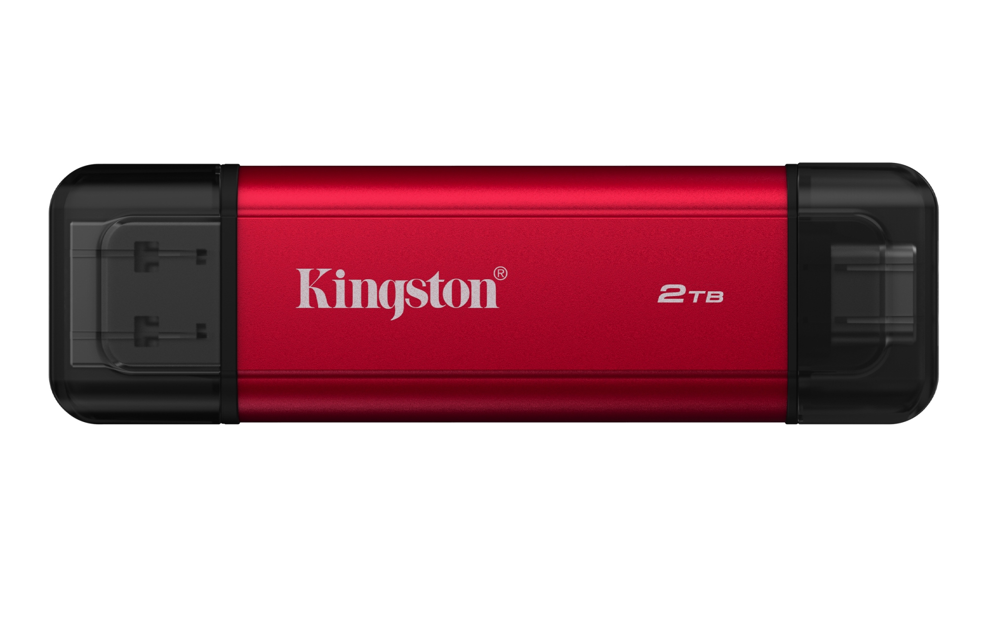 2TB Dual USB-A/C Portable SSD, Up to 1050MB/s USB 3.2 Gen 2