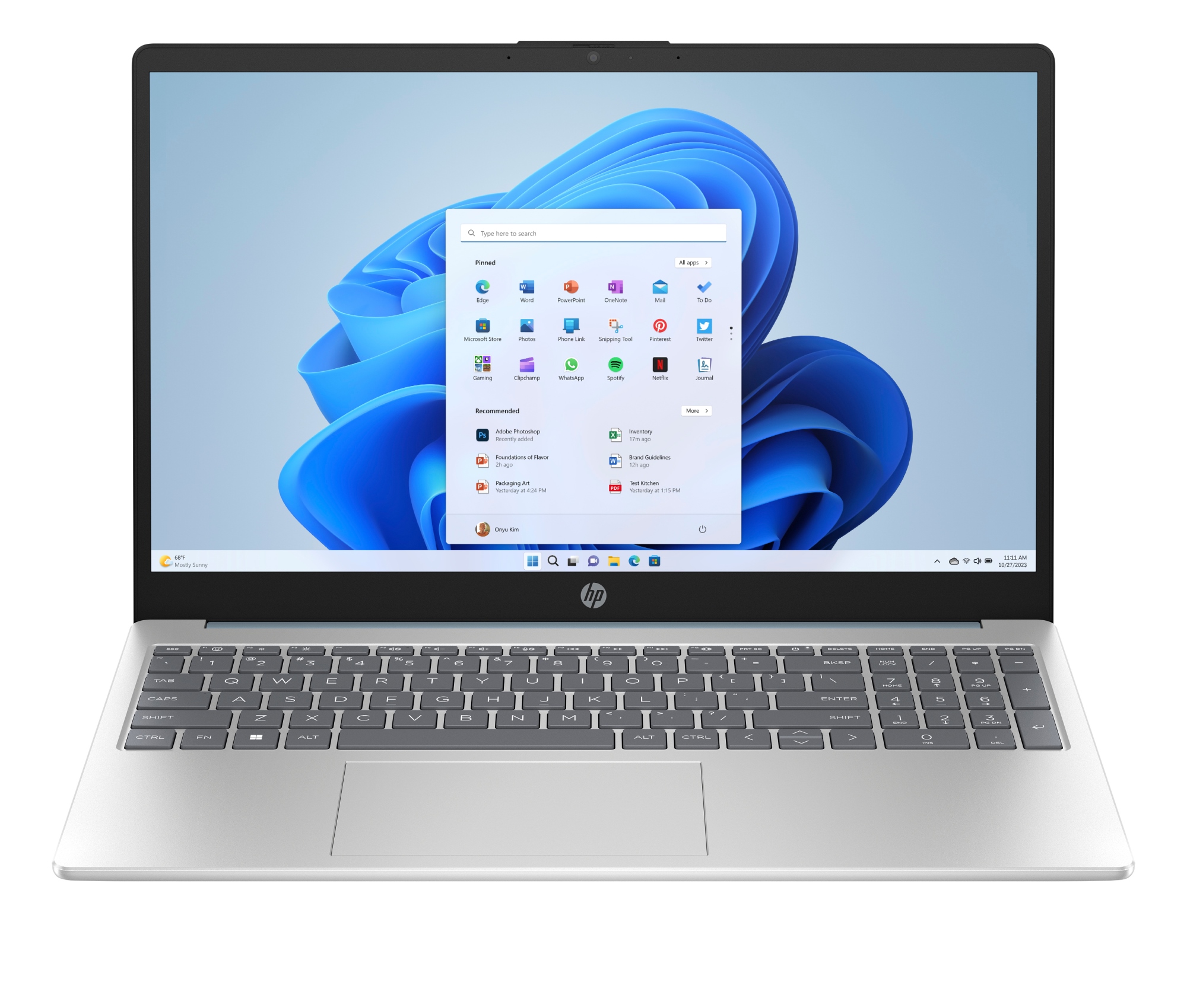 15-fd1010nsx Intel® Core i7 150U Portátil 39,6 cm (15.6") Full HD 16 GB DDR4-SDRAM 512 GB SSD Wi-Fi 6 (802.11ax) Windows 11 Home Plata