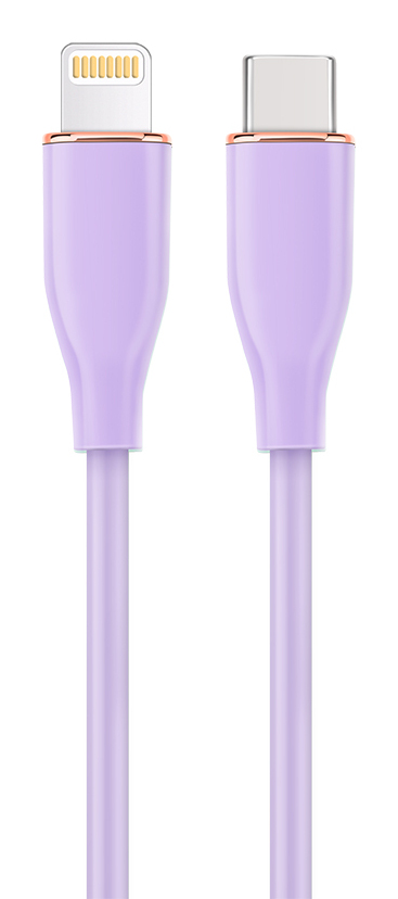 CC-USB2S-CM8PM-1.5M-P cable de conector Lightning 1,5 m Violeta
