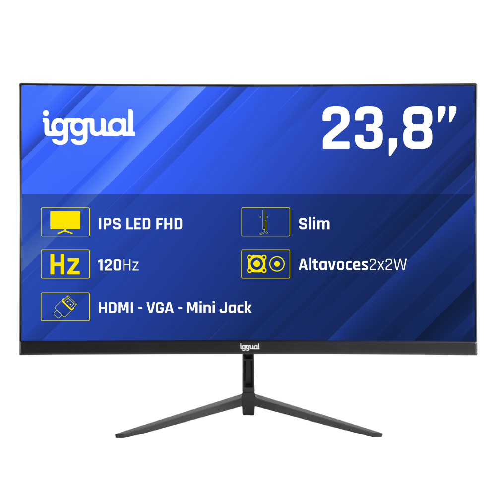 Monitor 24" 1ms FHD 120Hz VGA HDMI DP MM
