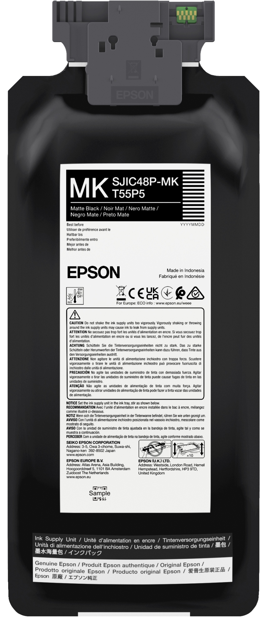 SJIC48P-MK cartucho de tinta 1 pieza(s) Original Rendimiento estándar Negro