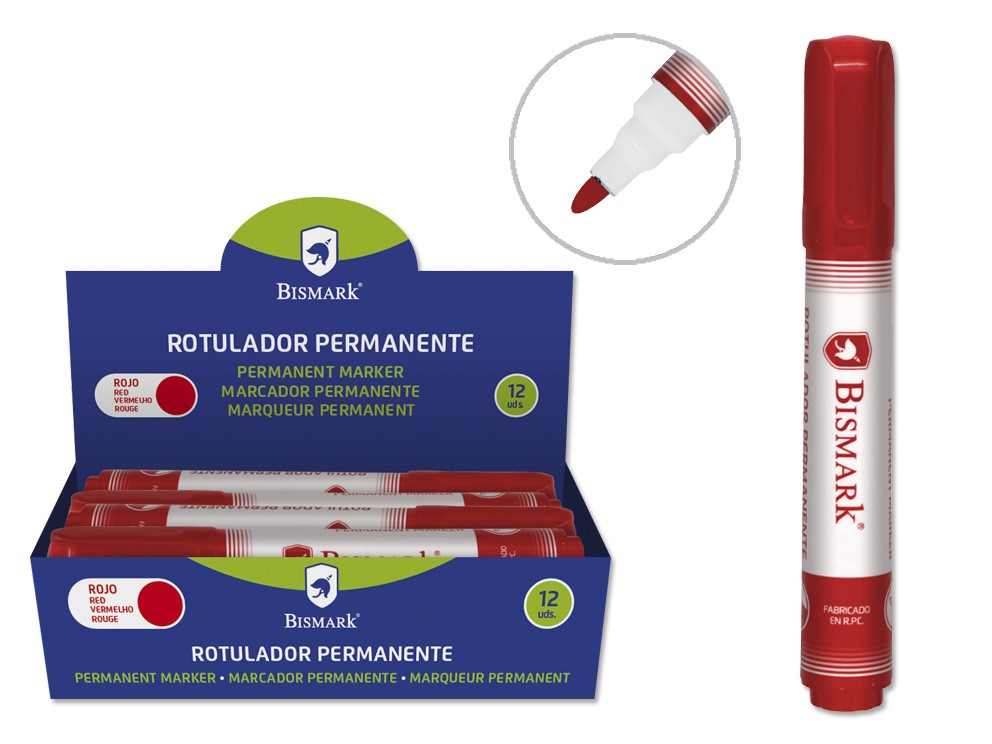 314573 marcador Punta redonda Rojo