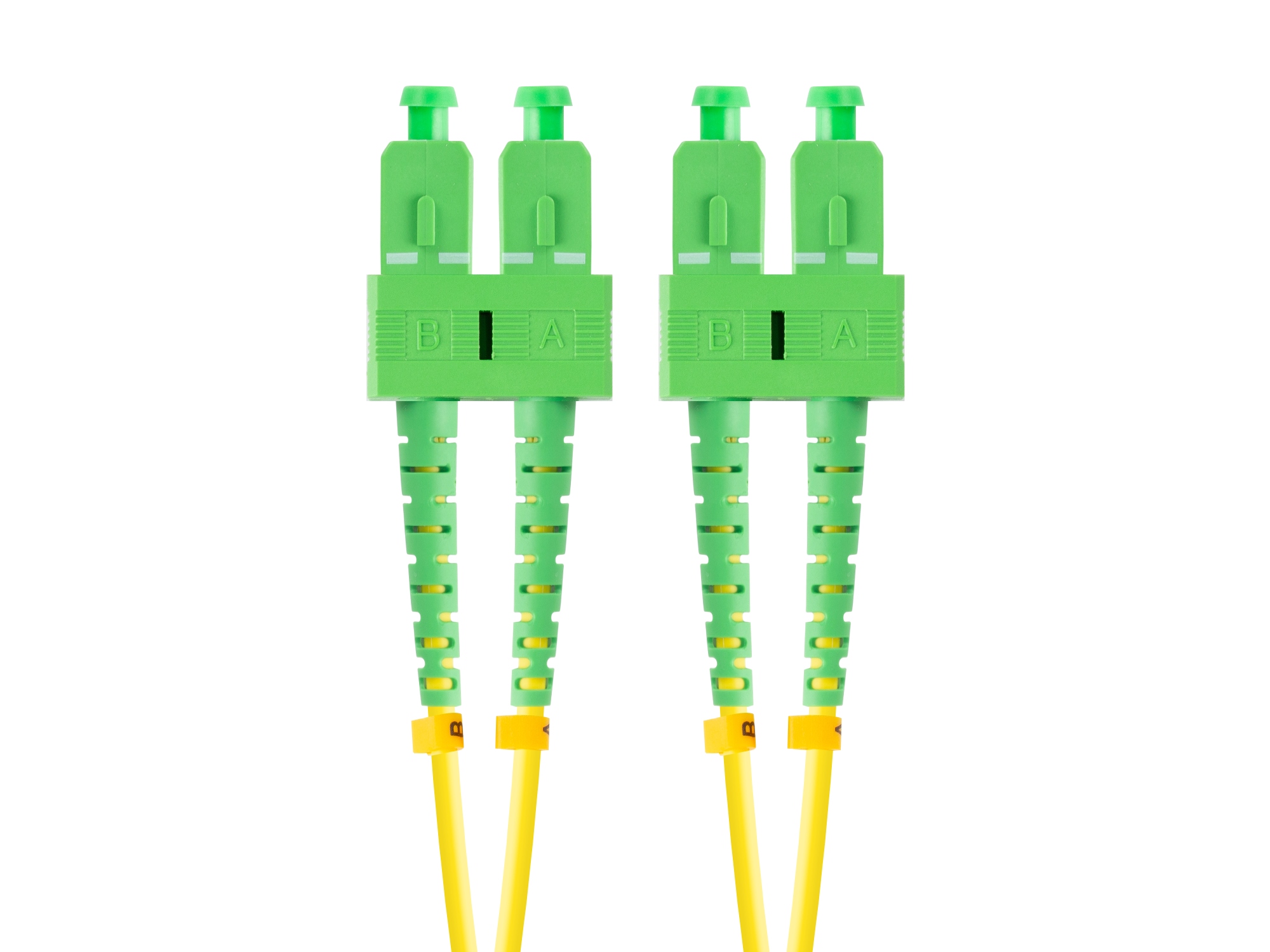 FO-SASA-SD11-0020-YE cable de fibra optica 2 m SC G.657.A1 Verde, Amarillo