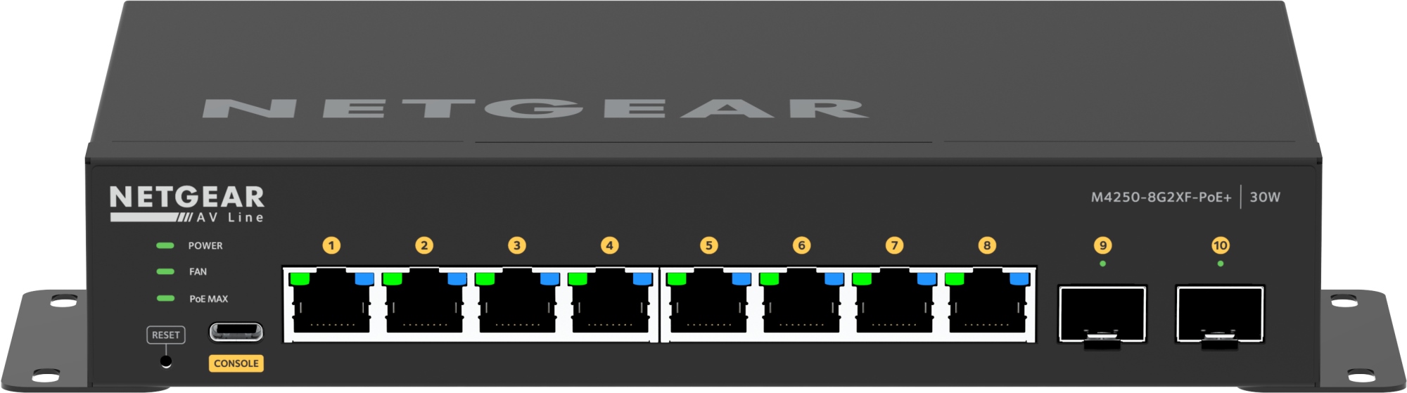 GSM4210PX Gestionado L2/L3 Gigabit Ethernet (10/100/1000) Energía sobre Ethernet (PoE) Negro