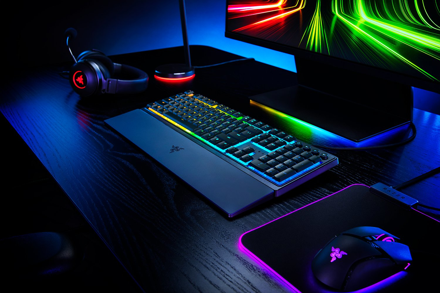 Ornata V3 - ES teclado Juego USB QWERTY Español Negro