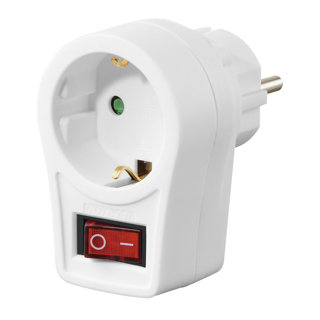 00223212 adaptador de enchufe eléctrico Tipo F Blanco