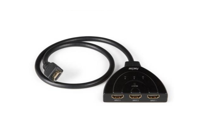 FO-373 cable HDMI 0,5 m HDMI tipo A (Estándar) 3 x HDMI Type A (Standard) Negro