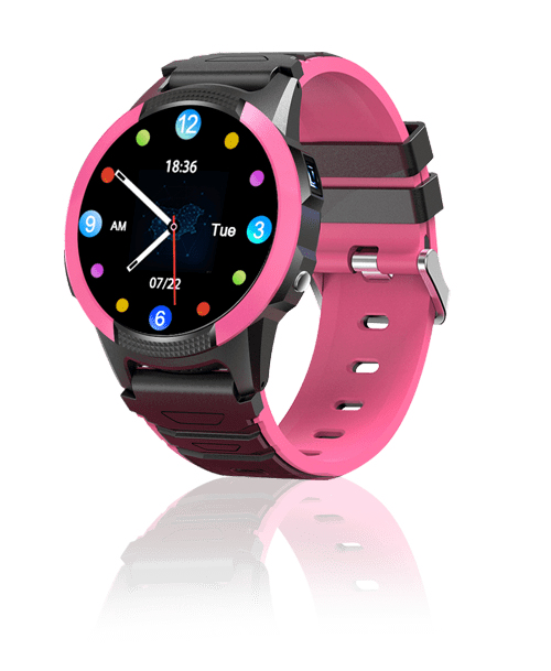 Slim 3,25 cm (1.28") IPS Digital Pantalla táctil Rosa GPS (satélite)