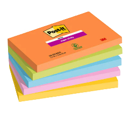 7100258793 nota autoadhesiva Rectángulo Azul, Verde, Naranja, Rosa, Amarillo 90 hojas Autoadhesivo