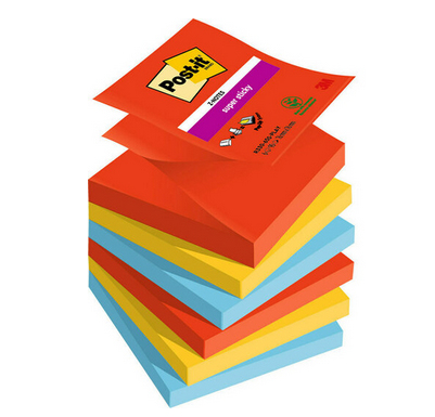 7100258797 nota autoadhesiva Plaza Multicolor 90 hojas Autoadhesivo