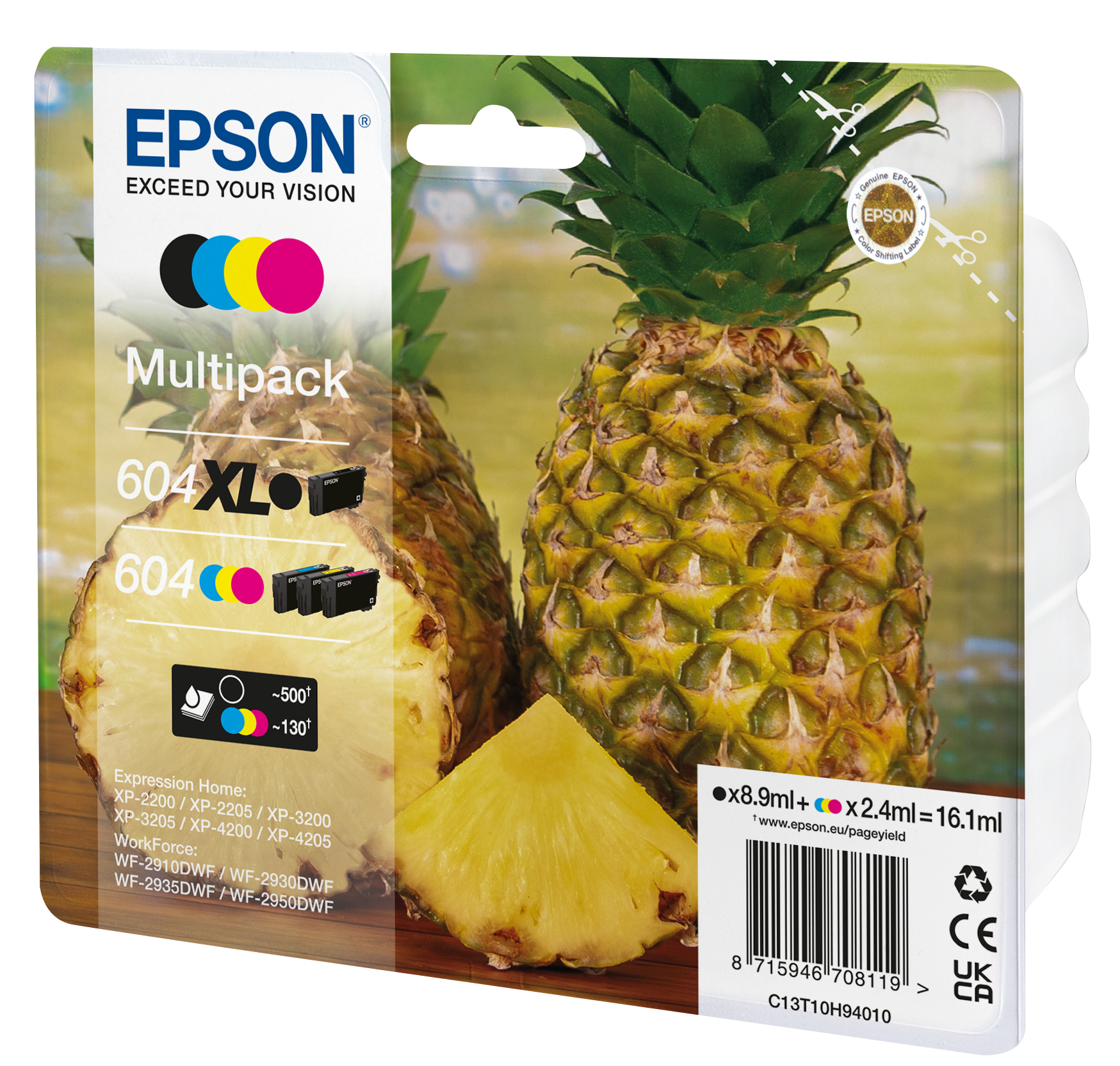 Multipack 4-colours 604 XL Black/Std. CMY