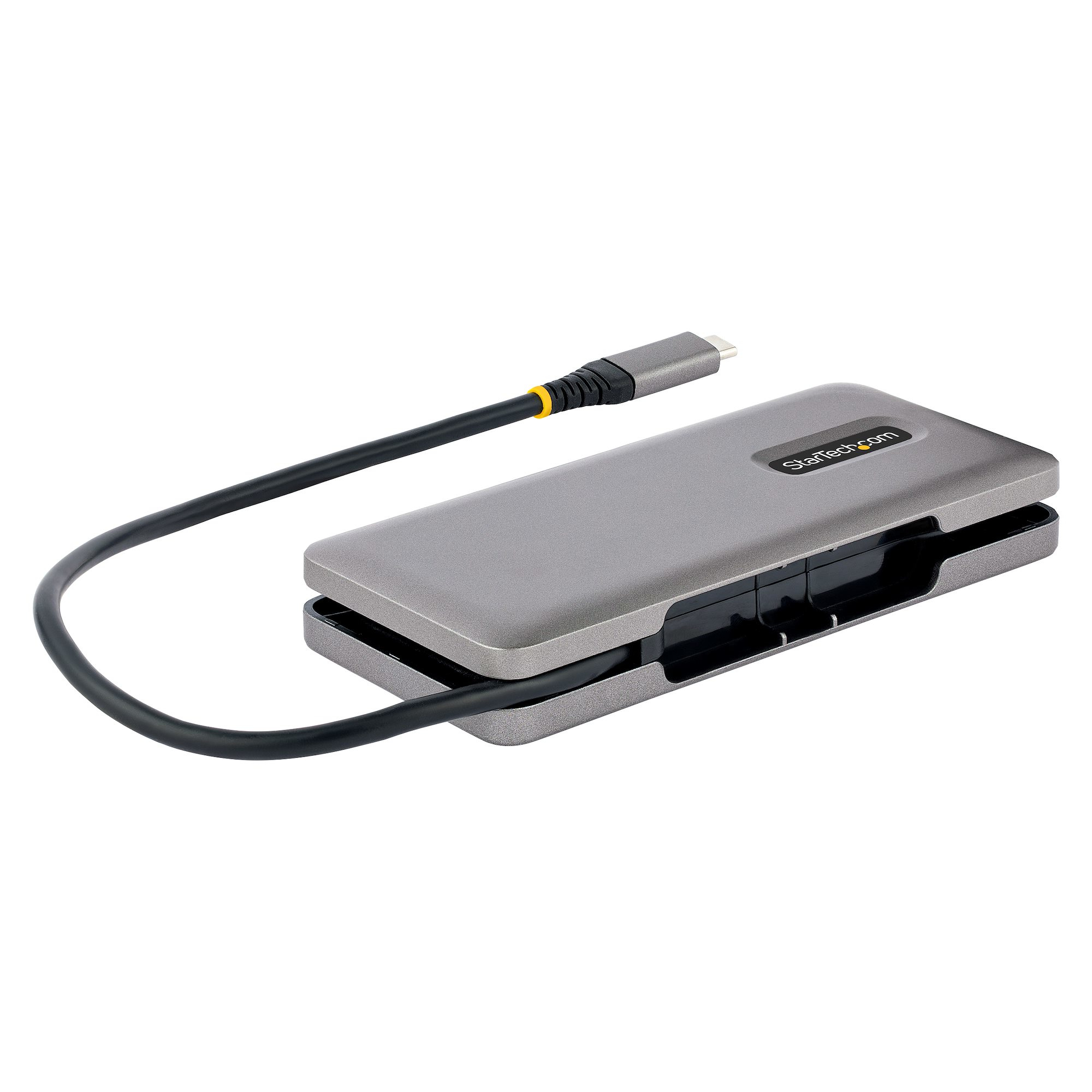 Hub USB C de 4 Puertos, 4 Puertos USB Tipo C, USB 3.1 de 10Gbps - Concentrador Ladrón USB Tipo C con Entrega de Alimentación PD de 100W Pass Through - con Cable de 32cm