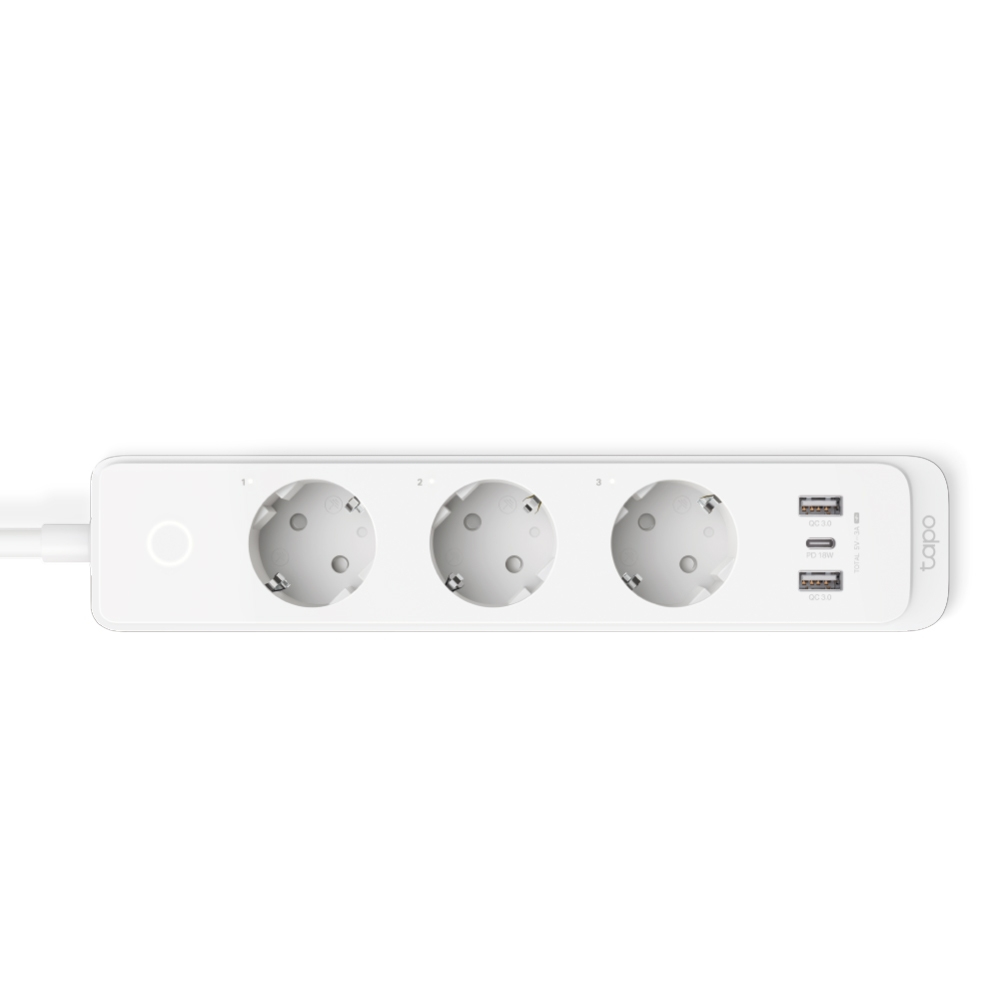 Tapo P300 3 salidas AC Type F (CEE 7/4) 1,5 m 3 2300 W Blanco