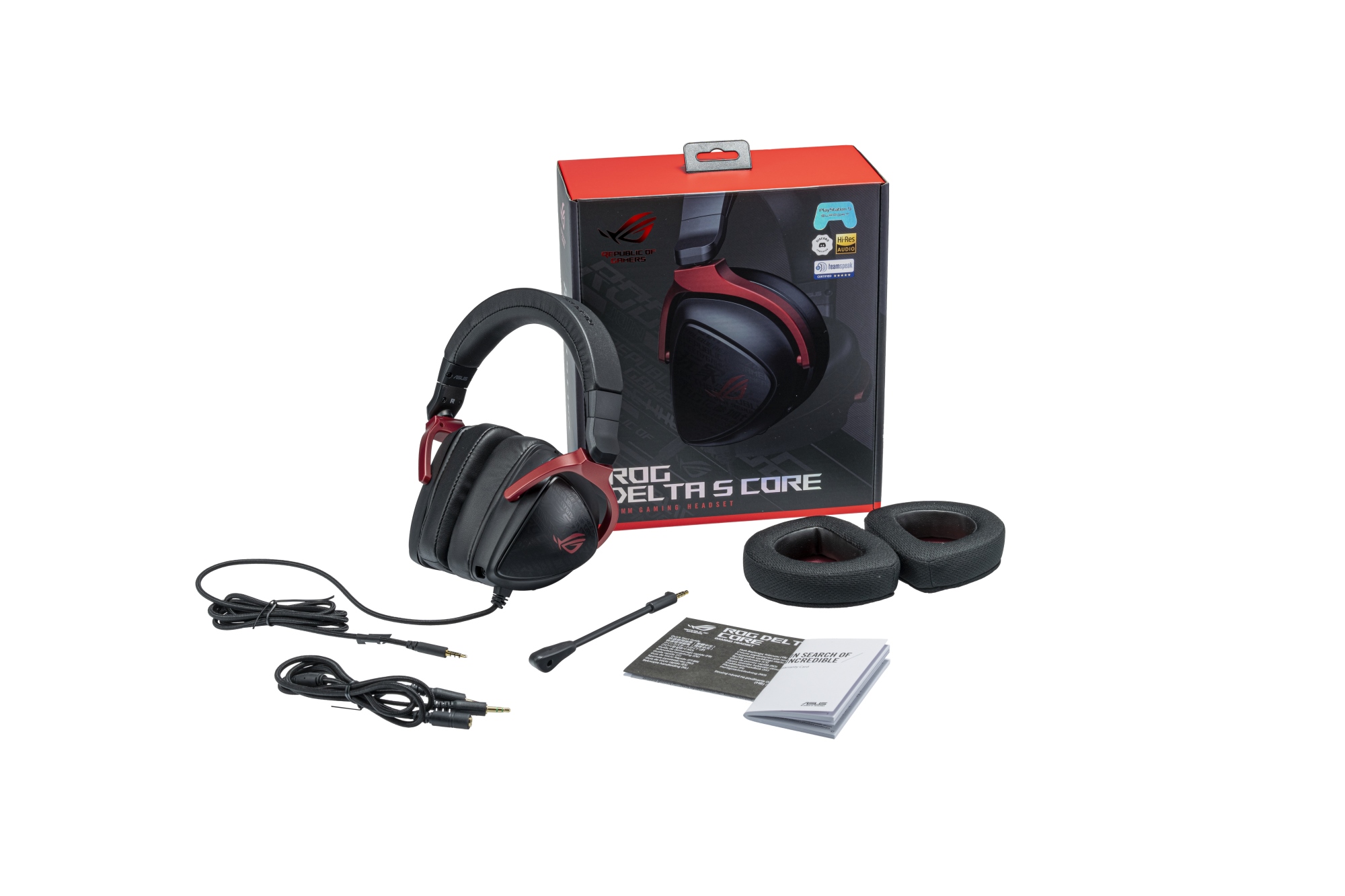 ROG Delta S Core Auriculares Alámbrico Diadema Juego Negro