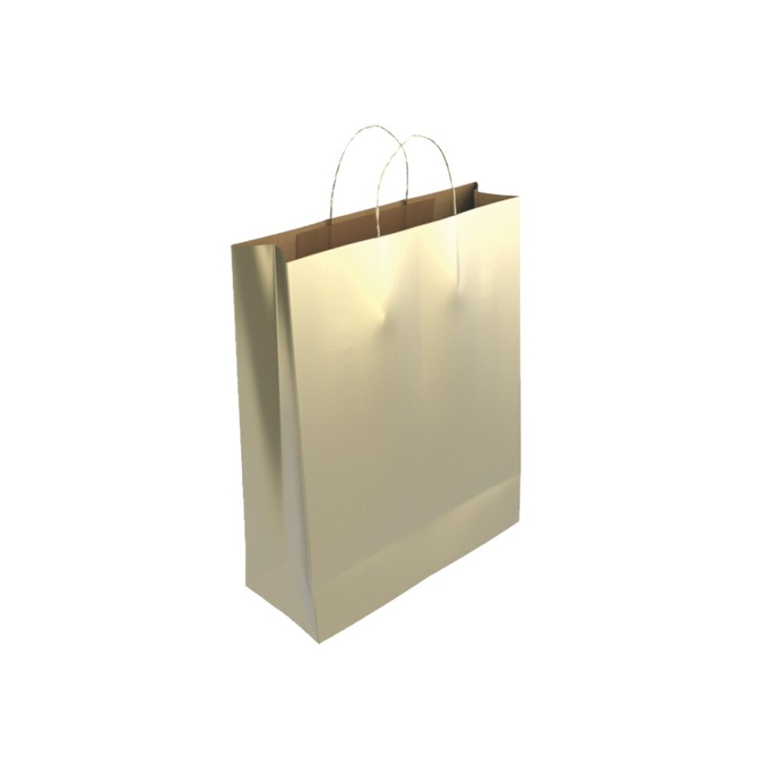 329847 bolsa de papel Oro