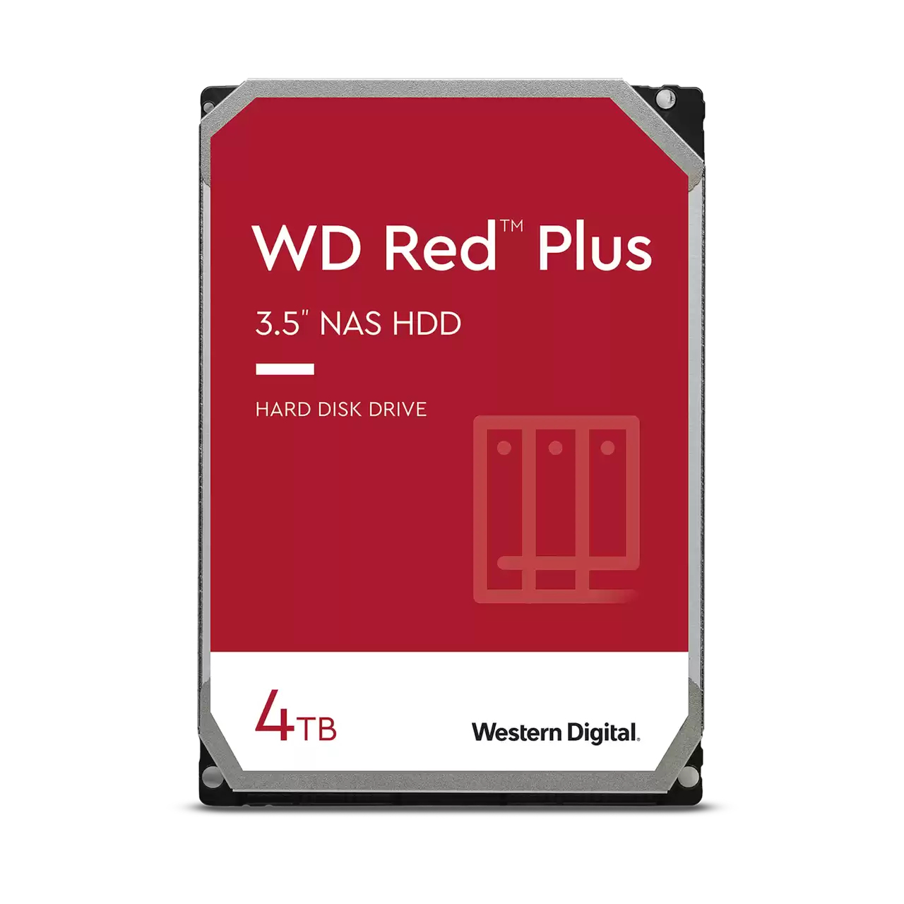 Red Plus disco duro interno 4 TB 5400 RPM 256 MB 3.5" Serial ATA III