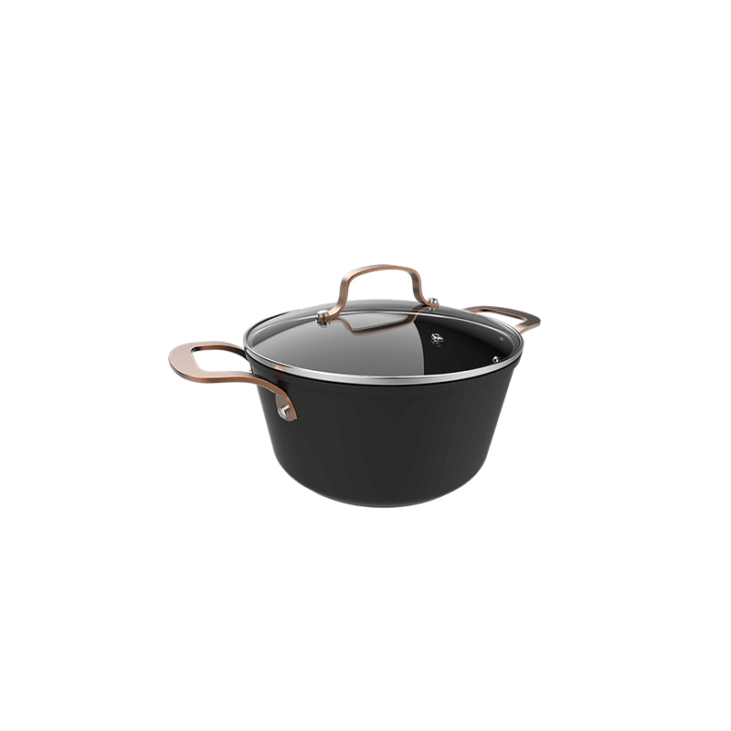 01102 cacerola 7,1 L Alrededor Negro