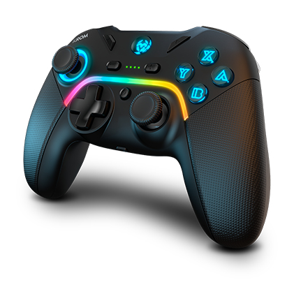 Kayros Negro Bluetooth Gamepad Analógico/Digital Android, Nintendo Switch, PC, iOS