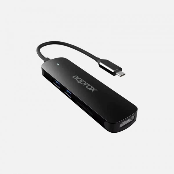APPC45 base para portátil y replicador de puertos USB Tipo C Negro